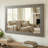 Shmuel Wood Framed with Safety Backing Ideal for Bathroom / Vanity Mirror-744902715-744902716
