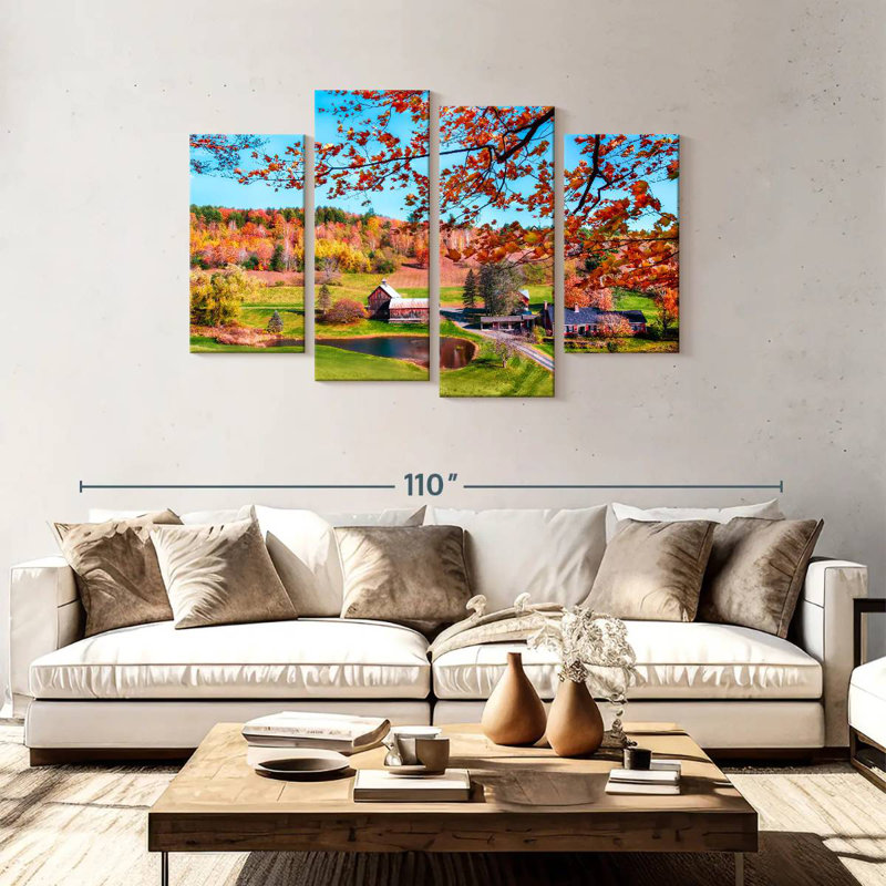 Rural New England, 48" H x 75" W