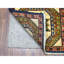 Tapis rouge en laine noué à la main 1 pi 10 po x 3 pi avec motif tribal Ersari afghan CBFC86332BBC4FFDBE43048CD1F48341