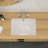 Ceramic Rectangular Undermount Bathroom Sink With Overflow Pedestal Sink