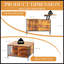 Table basse à plateau relevable Farmhouse