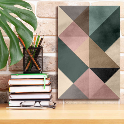 'Triangle-2' by Design Fabrikken, Giclee Canvas Wall Art