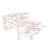 Daybed with Desk, Built-in Bookshelf, 3 Cabinets and 2 Drawers-1638339557