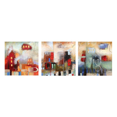 " Abstract " by Tristan Scott 3 - Pieces