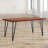 Jaymi Rectangular with Iron Base Dining Table-36930420