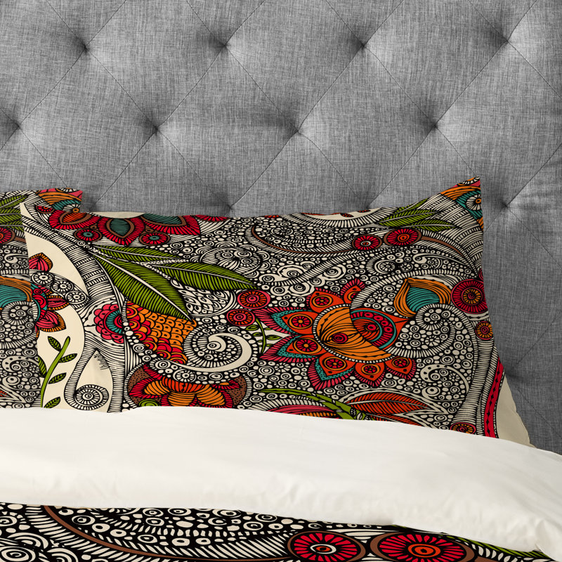 Taie d’oreiller à fleurs aléatoires, Standard