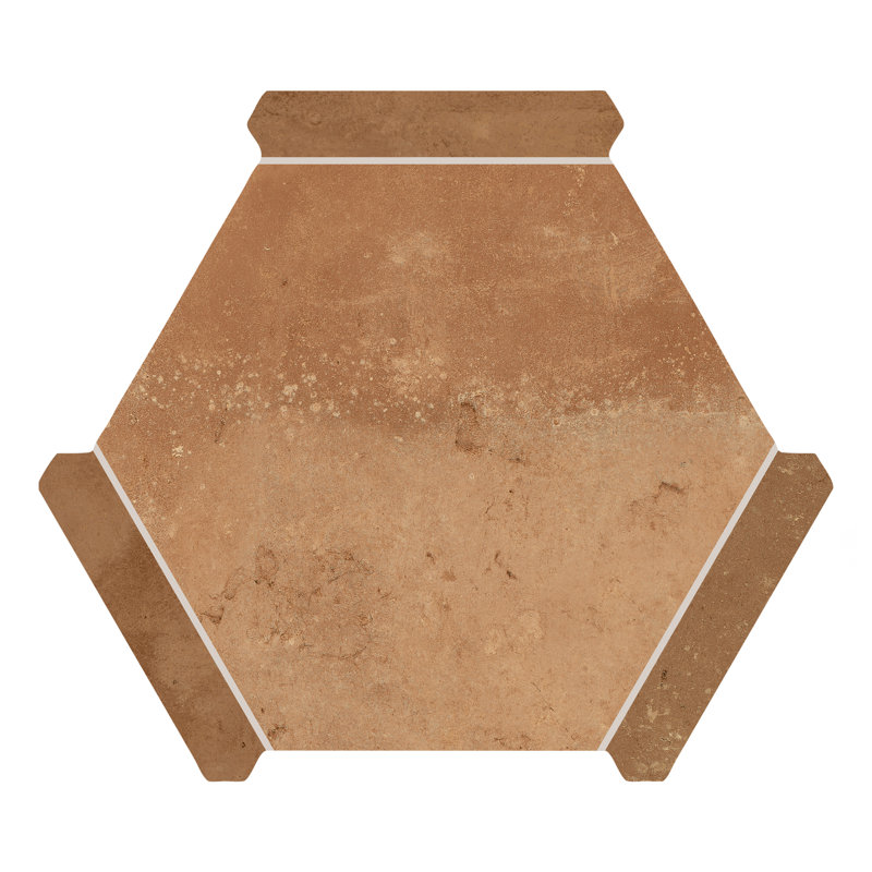 Doscotto Panal 9" x 10" Porcelain Moroccan Wall & Floor Tile