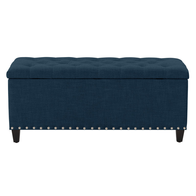 Banc de rangement Thane, Bleu marine