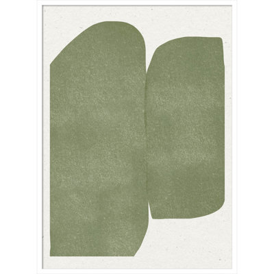 Rooney "Green Paper Cut Modern" Print
