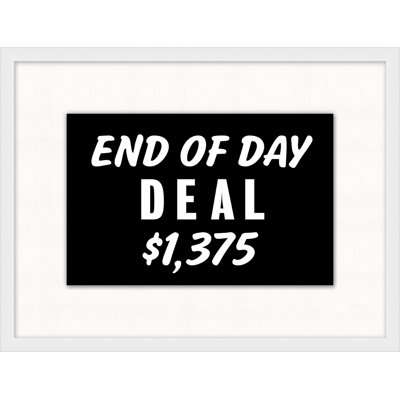End Of Day Deal Print by Mat Sanders