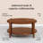 Fontaine Solid Wood Coffee Table-1025896675