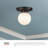 Brantry Glass Semi Flush Mount-1996645513