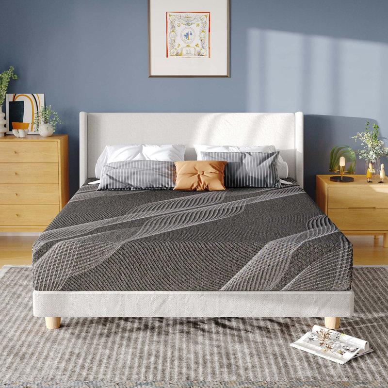  Matelas moyen en mousse viscoélastique 8 ", Très grand lit