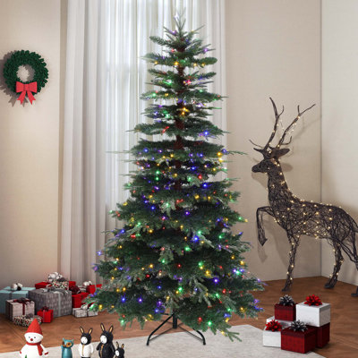 Sapin de Noël 7,5 pi avec lumières multimodes