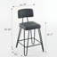 Ensemble de tabourets de bar polyvalents et industriels pour divers espaces, rehaussant l'ambiance-1438723306