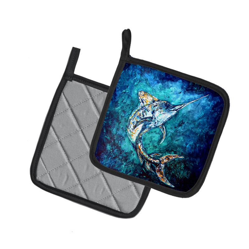 Caroline's Treasures Martin Welch New Artwork Polyester Potholder Set