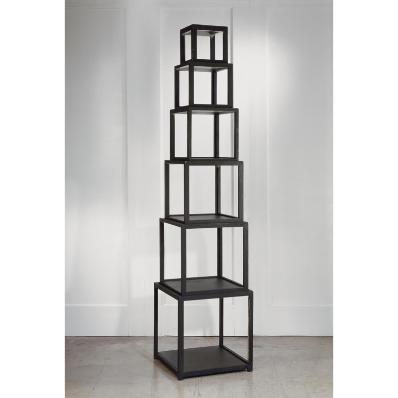 Abigayle 6 Tier Bookshelf, Black