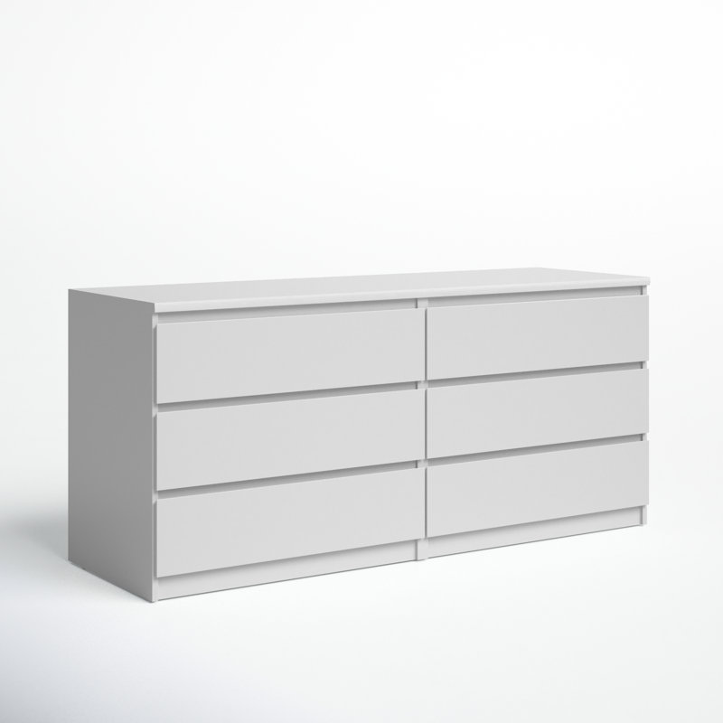Jada 6 Drawer 60.5" W Double Dresser