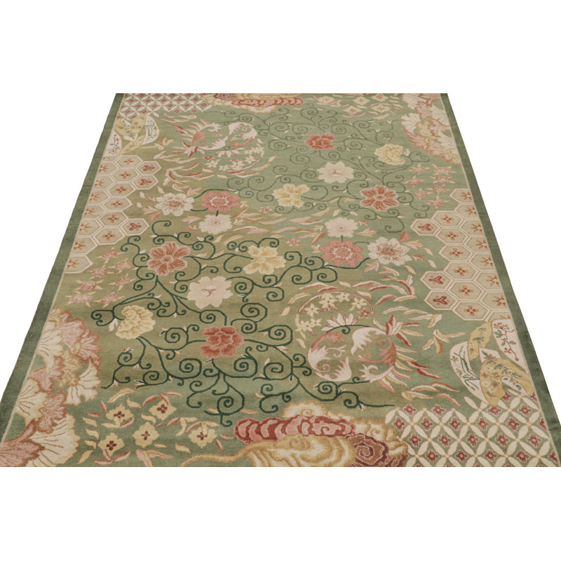 One-of-a-Kind Hand Knotted Area Rug, Rectangle 7'11" x 10'