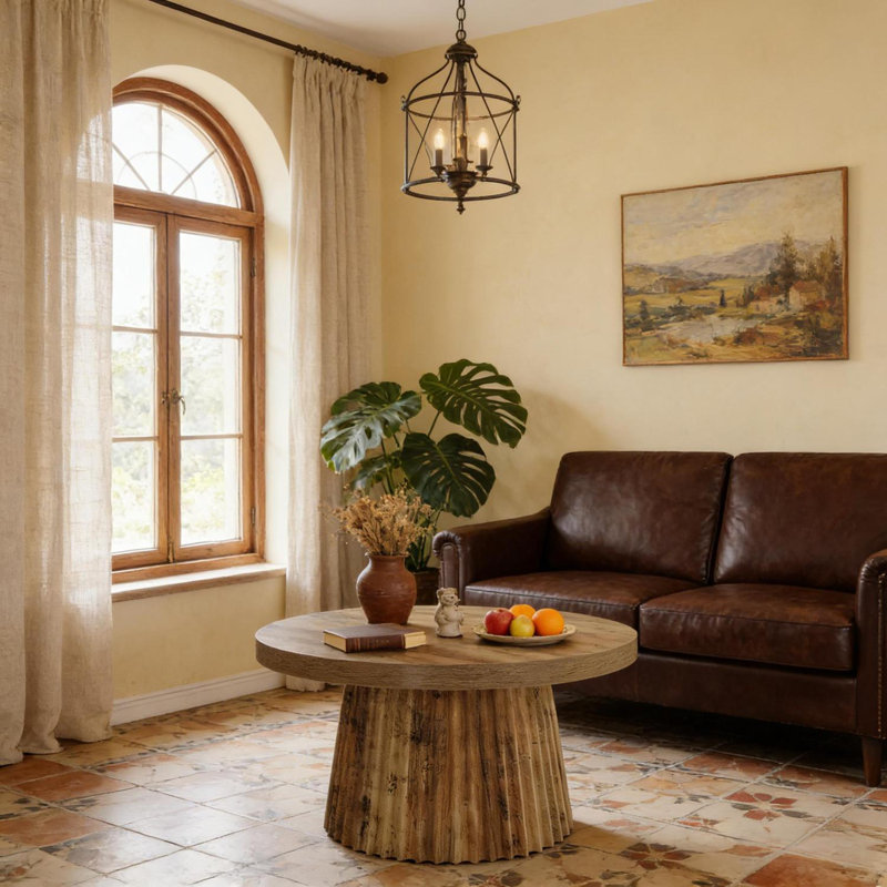Round Greeting Table,Coffee Table,Circle Center Table