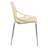 Hadda Stackable Dining Chair with Floral Cutout Back and Stainless Steel Legs – Modern Metal Side Chair for Kitchen, Dining Room, or Restaurant-434286758