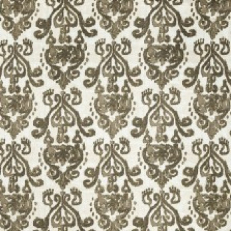 Tapis abstrait vert / beige Trieu, Rectangle 8 pi x 10 pi