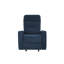 Fauteuil pivotant inclinable, bleu