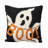 14"H Hooked Halloween Ghost "BOO" Pillow