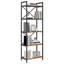 171cm H x 56cm W Steel Etagere Bookcase-1829901299