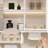 Simple French style bathroom cabinet.