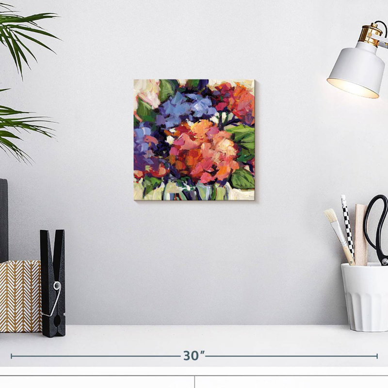 Avery Multi Hydrangeas, 10" H x 10" W