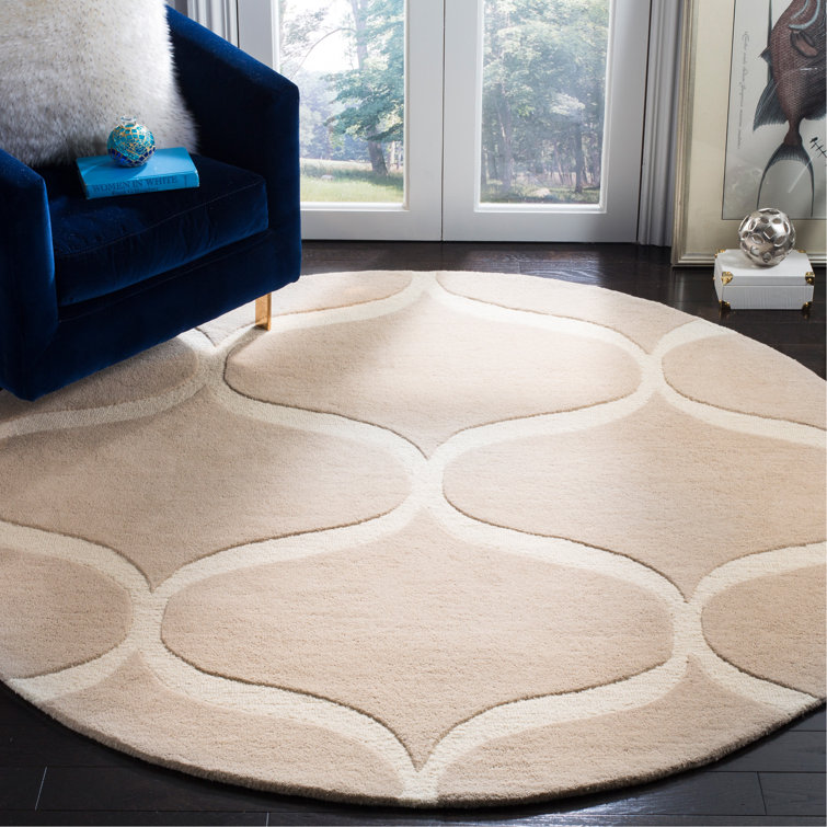 Cannen Hand Tufted Wool Geometric Rug
