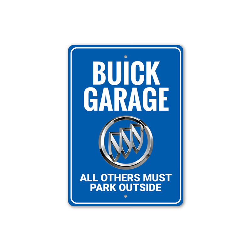 Enseigne en aluminium Buick Logo, H 18 po x l 12 po x P 0,06 po