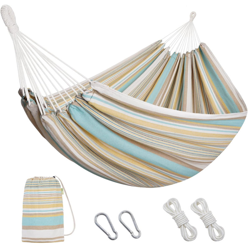 Lit de camping double portatif