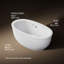 Sunstruck® 65.5" x 36" Oval Freestanding Heated-39672662
