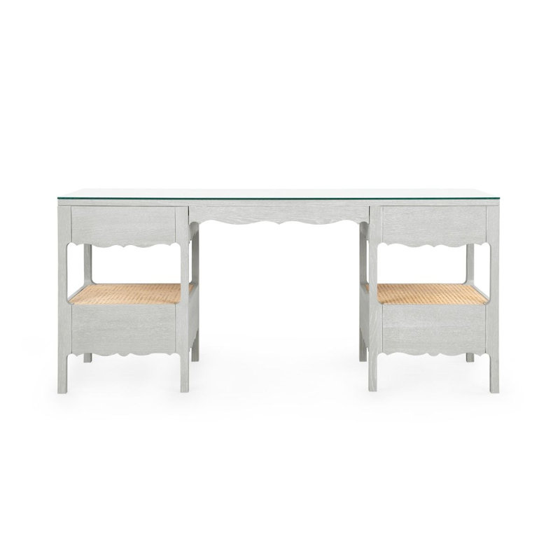 Arianna Writing Desk, Soft Gray