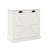 White Laundry Cabinet. And Functional. Removable Bags For Convenience. E1 Material With Painting. Stable Structure. Coating. . Assembly Instructions Provided. 100-pound Load Support Tilt-out Sorter