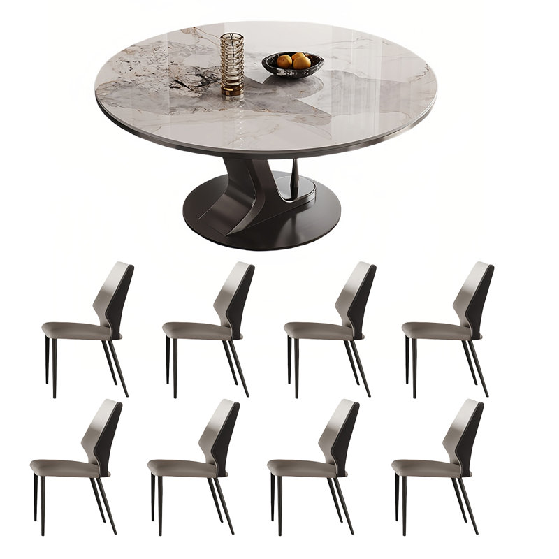 Ensemble de table de salle à manger moderne moderne