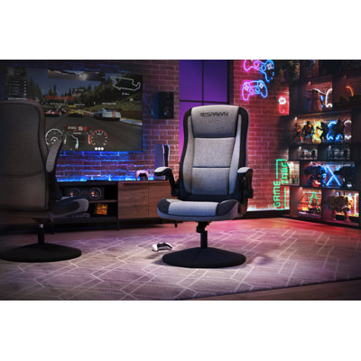 RESPAWN 800 Gaming Chair Floor, Swivel Rocker Gaming Chair, High Back Ergonomic Floor Gaming Chair for Kids and Adults, Gaming Recliner, Floor Rocker by Respawn