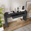 Console élégante avec 2 tiroirs et une conception cannelée pour le vestibule du vestibule-937677063