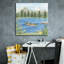  «Canoeing On The Lake» par Deb Strain, art mural sur toile, 26 po x 26 po-632960146