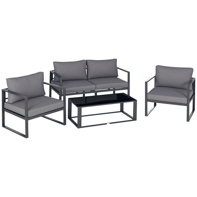 Garden Sofa Table Set