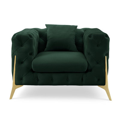 Akeiba Velvet Armchair
