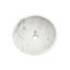 Lavabo vasque de salle de bain en marbre blanc naturel, 400 x 150 mm, fabriqué à la main et attrayant avec un design esthétique-130058086