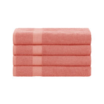 Jml Bamboo Bath Towels 2 Piece Luxury Bath Towel Set for Bathroom(27x55)  Hypoallergenic, Soft and Absorbent, Odor Resistant, Skin Friendly(Pink)