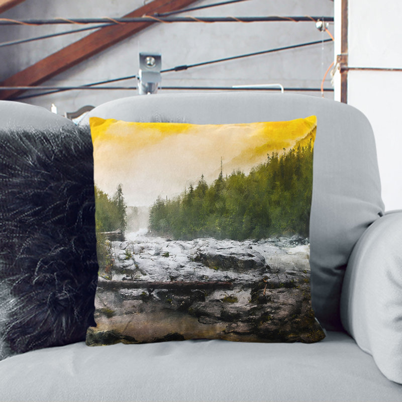 Square Cushion, 55cm H x 55cm W x 20cm D, Black