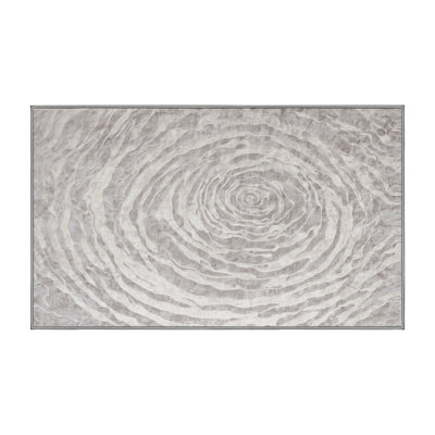 Machine Washable Gray Area Rug