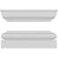 Gilcrest carré non effilé avec colonne toscane et base toscane-70786184