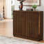 Buffet cannelé cannelé, armoire de rangement avec rangement, armoire de rangement décorative-2002406366