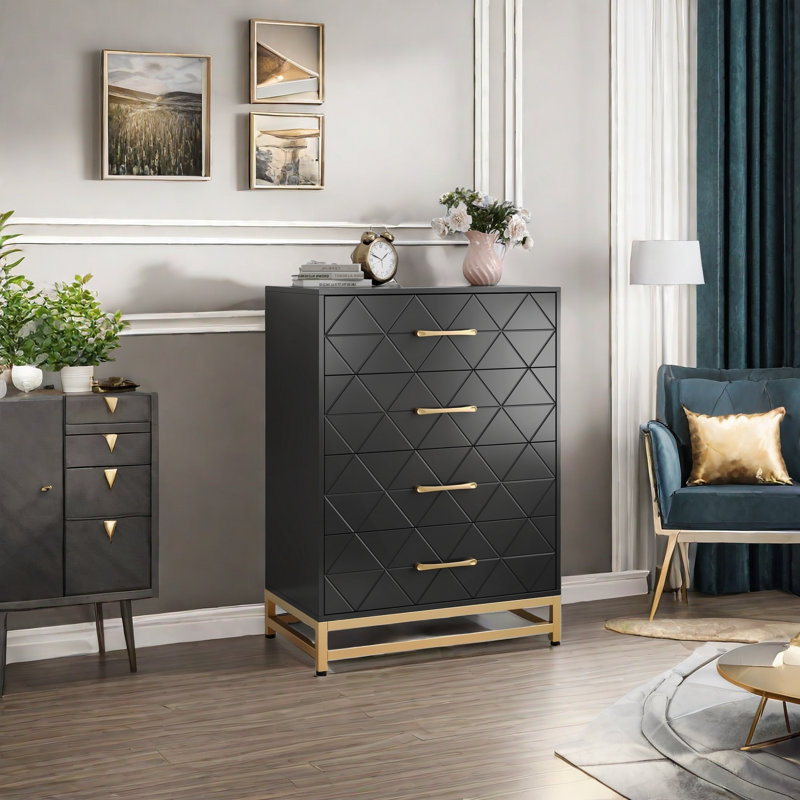 4 Drawer 60.6Cm W Chest